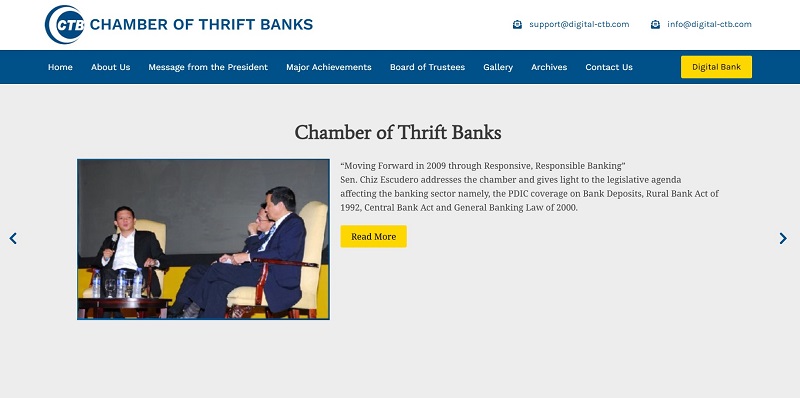 Chamber of Thrift Banks