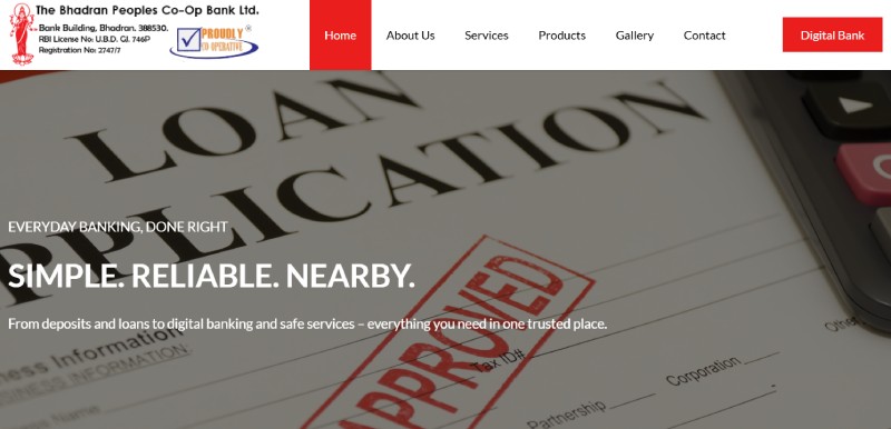 The Bhadran Peoples Co-Op Bank Ltd