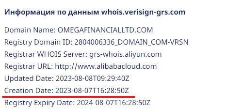 OmegaFinancialLtd – мошенническая контора, которая неплохо маскируется под легального биржевого посредника