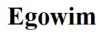 Egowim