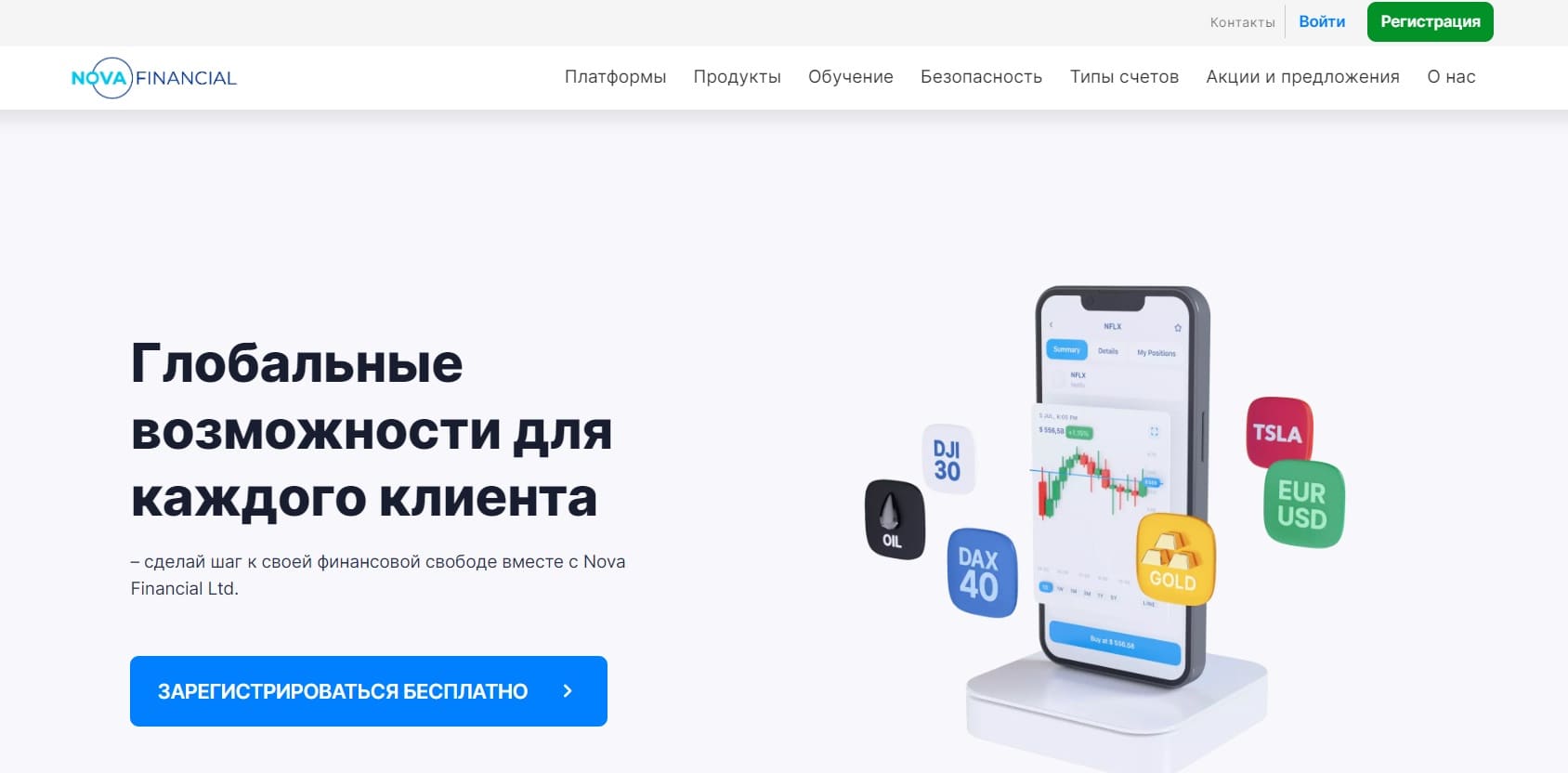 Nova Financial Ltd — брокер, который замечен в мошеннических действиях