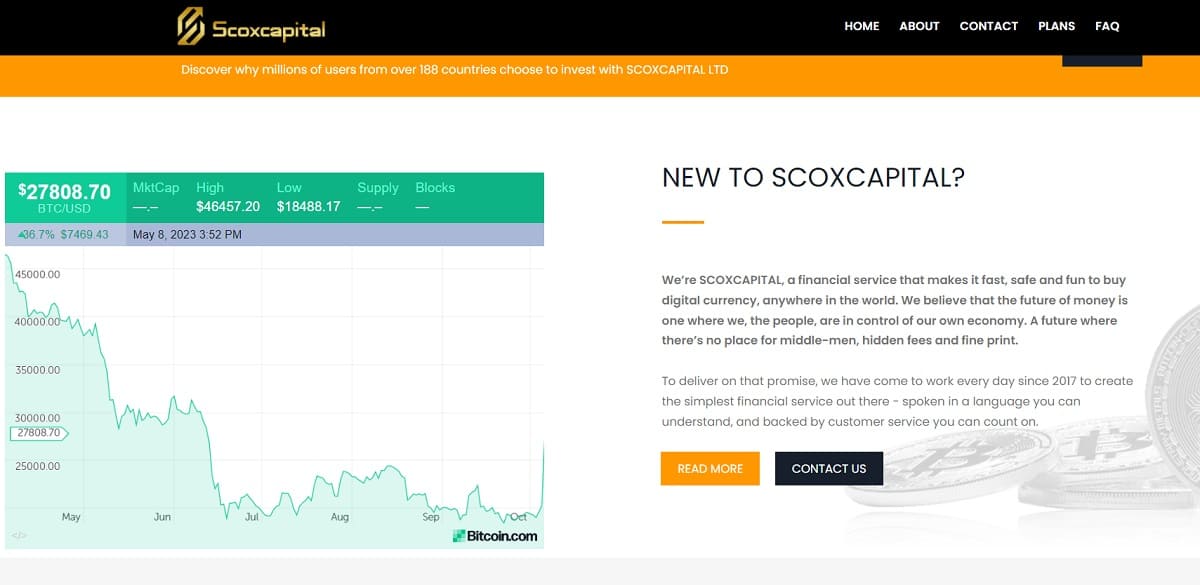 Брокер-хапуга Scoxcapital — место, в котором вы можете потерять деньги, но уж точно не получить прибыль