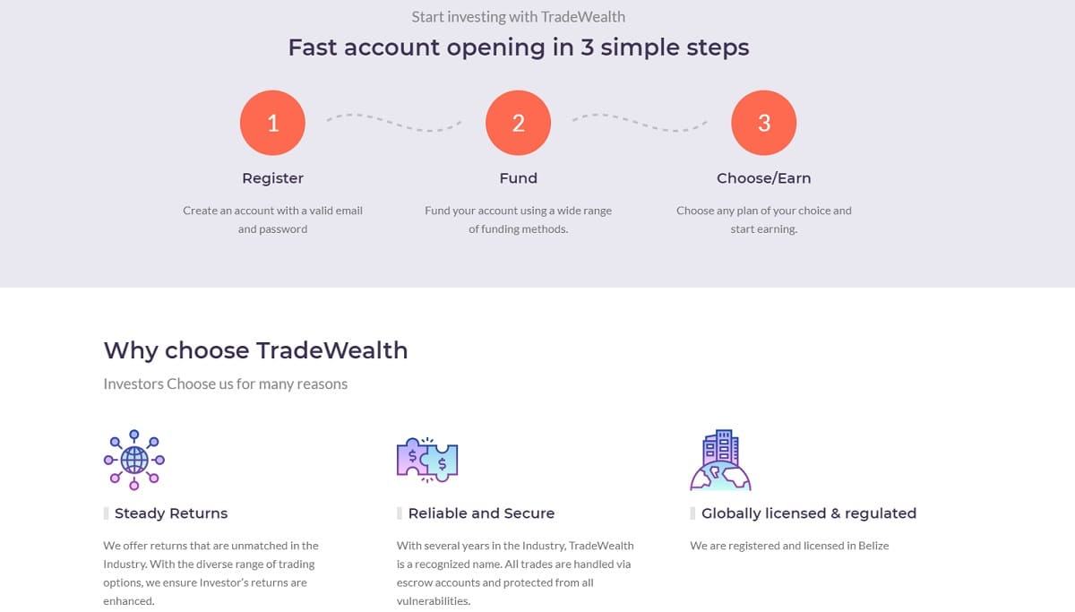 Лжеброкер Trade Wealth гарантирует своим клиентам большие суммы, а на самом деле забирает средства пользователей и блокирует их