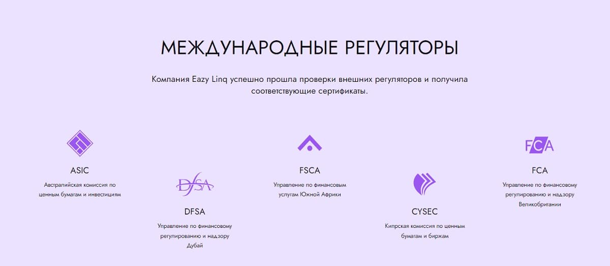 Eazy Linq — это стандартная шаблонная афера, которая снимет последнюю рубашку с неопытного брокера