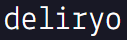 Deliryo